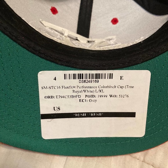 LWC Blue Raiders red black snapback brand new with sticker tags - Picture 5 of 7